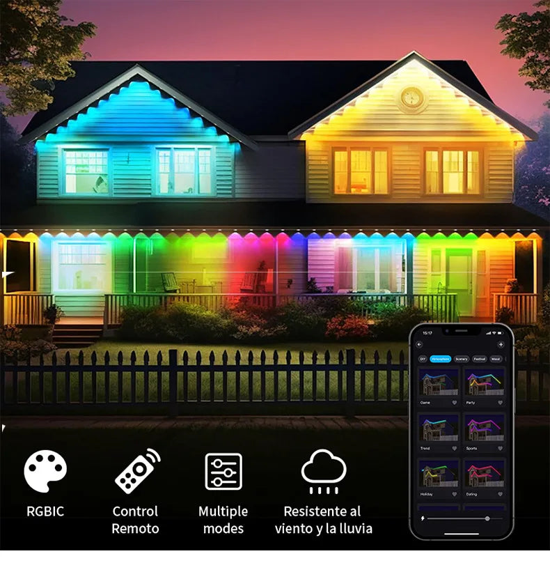 🎅 Early Christmas 49%OFF - Smart Rainbow LED Permanent Outdoor Light - Smartlight 🎁