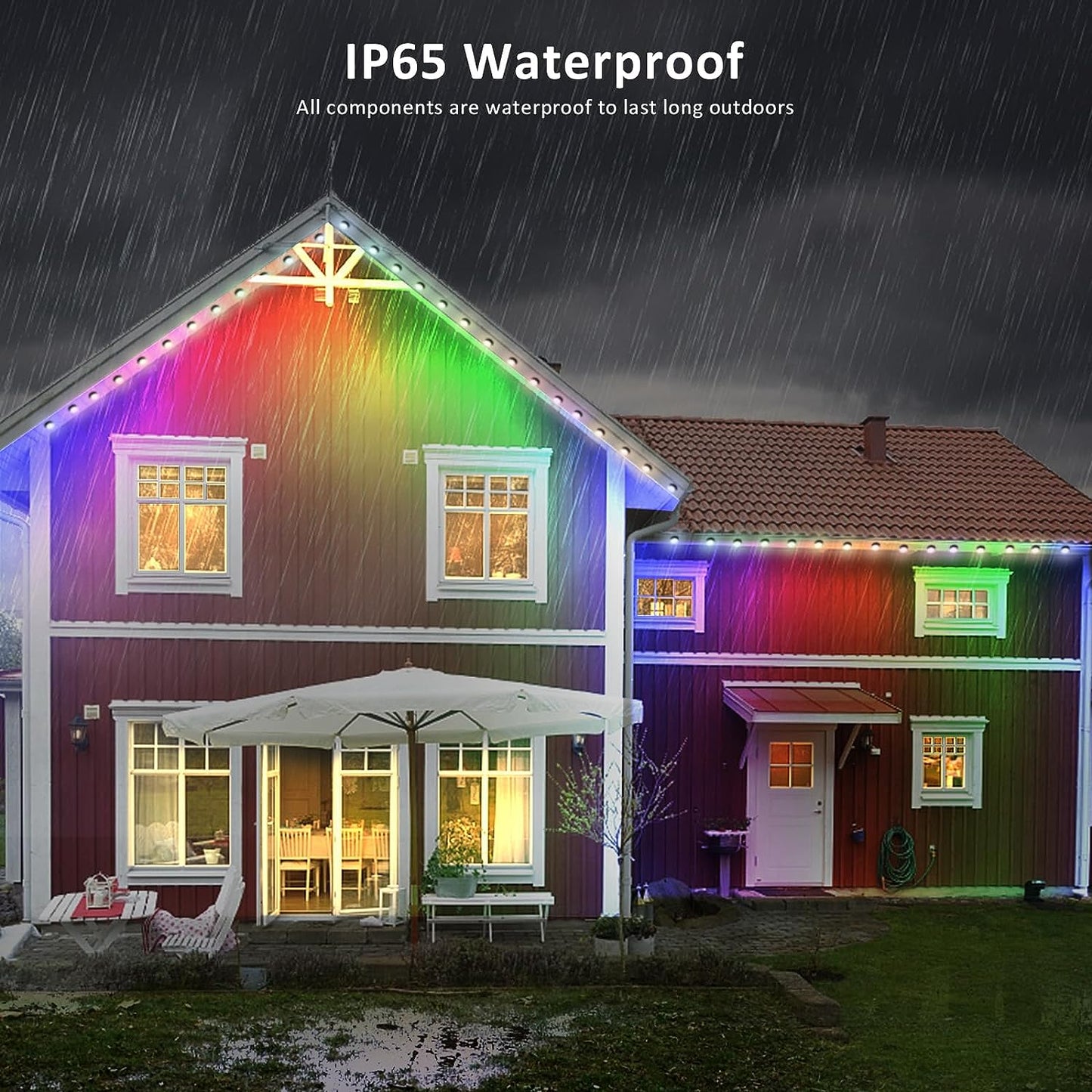 🎅 Early Christmas 49%OFF - Smart Rainbow LED Permanent Outdoor Light - Smartlight 🎁